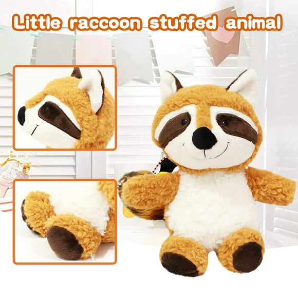 HOARBOEG Kid Toys Children's Gift Raccoon Stuffed Toy Doll Doll Small Raccoon Toy Christmas Gift