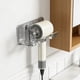 thumbnail image 4 of Soporte de Pared para Secador de Pelo de Baño, Multifuncional, Grueso, Sin Taladro, Ahorra Espacio y Cuenta con Cubo de Almacenamiento., 4 of 6