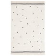 thumbnail image 2 of SAFAVIEH Easy Care Leptis Polka Dots Area Rug, 3' x 5', Ivory/Black, 2 of 12