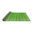 thumbnail image 2 of Ahgly Company Indoor Rectangle Abstract Green Modern Area Rugs, 7' x 10', 2 of 4