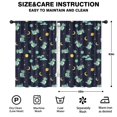thumbnail image 2 of Blackout Kids Curtains,Dark Blue Dinosaurs Space Pattern Childrens Insulated Curtains Set Of 2,Bedroom Essentials,Toddler Room Decor 42"x63", 2 of 5