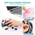 thumbnail image 6 of Ergonomic Mouse Pad with Wrist Support Rest Cow Style Cute Mouse Pad, Comfortable Computer Mouse Pad with Non-Slip Rubber Base, 6 of 7