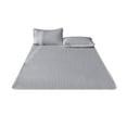 thumbnail image 2 of Ice Silk Mat Set Breathable Mattress Topper Soft Nylon for Cooling Comfort Dorm Bedroom, 2 of 6