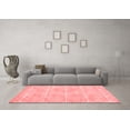 thumbnail image 3 of Ahgly Company Indoor Square Abstract Red Contemporary Area Rugs, 3' Square, 3 of 4