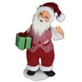thumbnail image 4 of Annalee Poinsettia Santa Mouse, 6 inch Collectible Figurine, 4 of 6