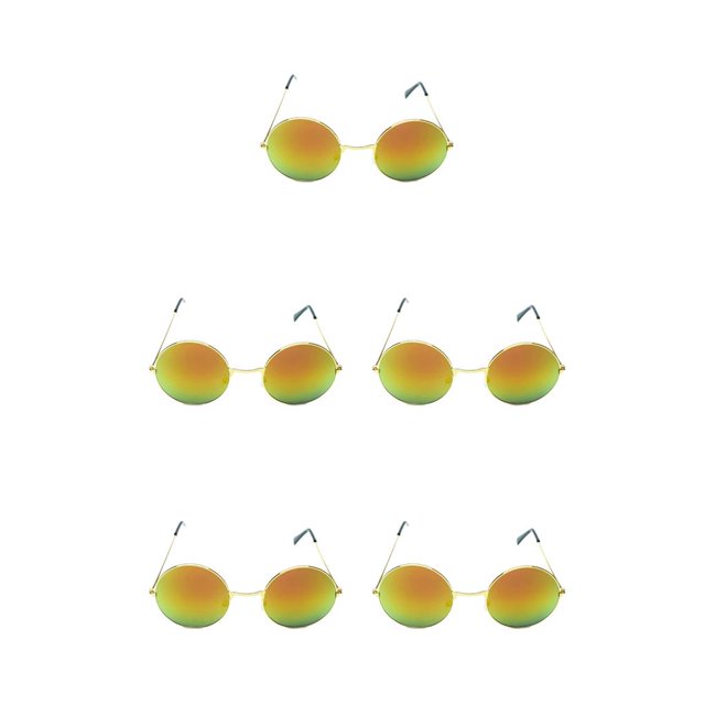 Sonducket Gafas de sol Pragmatic Portable Beautiful Sun Eyewear Outdoor Light-Weight for Male Female Golden,Golden Type2 NO2 Sonducket CBP347213
