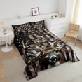 thumbnail image 4 of Erosebridal Camo American Flag Comforter Set,Rustic Deer Bedding Set Full,Hunting Down Comforter,Moose Wildlife Reversible Bed Set with 2 Pillowcases Bedroom Decor, 4 of 7