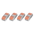 thumbnail image 2 of 20 piezas 11 ~ 28 AWG PCT-2-3 naranja terminales de cableado rápido conectores de cable para piezas eléctricas, 2 of 9