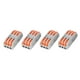 thumbnail image 4 of Conectores de cable, 20 piezas 11 ~ 28 AWG PCT-2-3 Bloque de terminales naranja Bloque de terminales de conductor Características líderes en su clase, 4 of 9