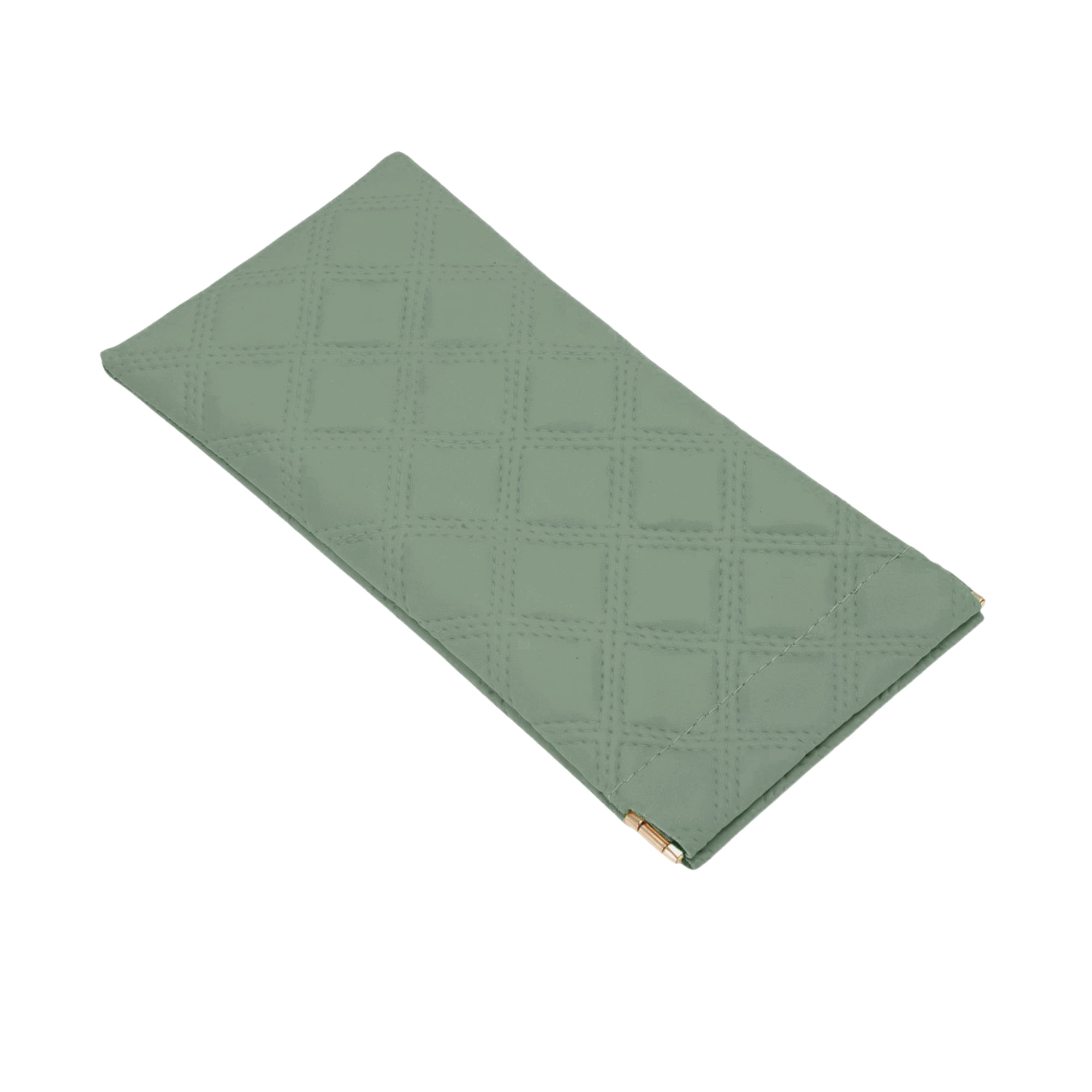 Unique Bargains Faux Leather Squeeze Portable Eyeglasses Case 6.89"x3.35"(L*W) Green
