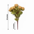 thumbnail image 4 of BalsaCircle 2 Bouquets Gold 19 in Artificial Peony Flowers Silk Floral Bushes Party Events Decorations Supplies, 4 of 8