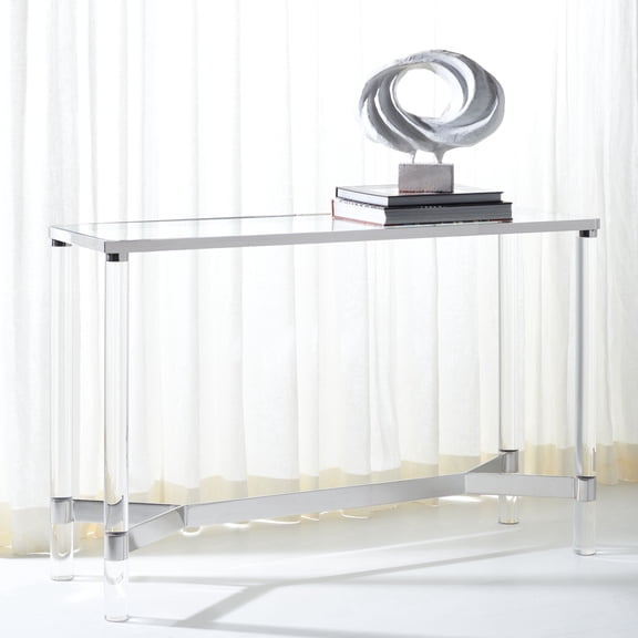 Safavieh Couture Suzanna Acrylic Console Table - 47.2 IN W x 15.7 IN D x 30 IN H