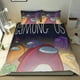 thumbnail image 1 of Among Us Conjunto de sábanas temático, trío de piezas, cómodo y amigable con la piel, diseño único, regalo de decoración para el hogar para familiares, amigos y fans,135cm *200cm, 1 of 6