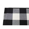 thumbnail image 6 of Fennco Styles Rustic Collection Buffalo Check with Rolled Hem Edge 13 x 19 Inch Placemats, Set of 4 - Black Place Mats for Banquets, Christmas, Holiday, Special Events and Home DÃ©cor, 6 of 7