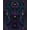 Purple, Pattern 5, variant on Design&I 8'x10' Washable Area Rug Extra Large Skid-Resistant Low Profile Dark Purple Black Celestial Design Mystical Motifs with Moon and Serpent for Living Room, Family