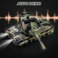 thumbnail image 4 of Supdex 1:24 RC Tank – 330° Rotating Turret, Smoke, Light & Sound Effects, Rechargeable, Climbing 40° Ramp, Remote Control Toy Gift for Kids Age 6+, 4 of 6