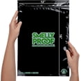 thumbnail image 4 of Smelly Proof 12x16" 2 Gallon 4-Mil No PEVA & BPA-Free Reusable Food Storage Bags, Triple Zip, Black, 5pk, 4 of 6