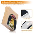 thumbnail image 5 of Yayeee Napkin Holder for Table Set of 2 Kitchen Paper Tissue Organization, Red UFO, 5 of 8