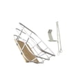 thumbnail image 2 of braveheart Bicycle Cargo Rack Metal Wire Sundries Container Easy Assembly Cycle Basket Bike Front Basket Easy Assembly Wooden Iron with Bracket 36x32x20cm, 2 of 6