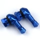 thumbnail image 4 of 2 Vástagos de válvula para neumáticos de motocicleta, vástago de neumático de rueda en ángulo de 90 grados. Azul, 4 of 9