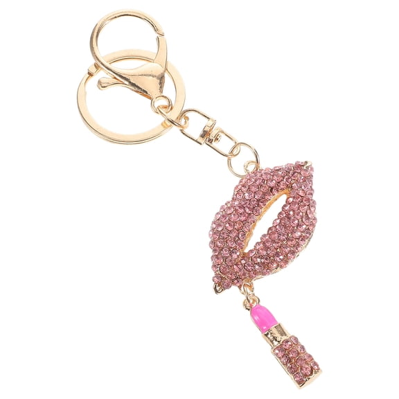 AURARMLET Lip Key Charms Lip Keychain 1Set Fashionable Design For Bags Women