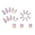 thumbnail image 2 of Juego de parches de uñas HUOGUO, morado, duradero, 24 piezas para mujer, 2 of 5