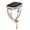 Rosegold, variant on Metal Bracelet Band for Apple Watch 42mm 44mm 45mm 46mm 49mm, Elegant Diamond Flower Design, Waterproof Breathable Adjustable Fashion Strap Compatible with iWatch Series,Rosegold
