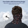 thumbnail image 4 of Neck Gaiter Face Cover Scarf, Black Roosters Soft Face Sun Mask Cover Scarf Headband Cooling Sweat Absorbing Bandanas Hiking Cycling Running, 4 of 7