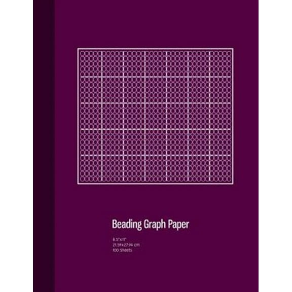 Beading Graph Paper: Peyote Stitch Graph Paper, Seed Beading Grid Paper, Beading on a Loom, 100 (Paperback) by Graphyco Publishing