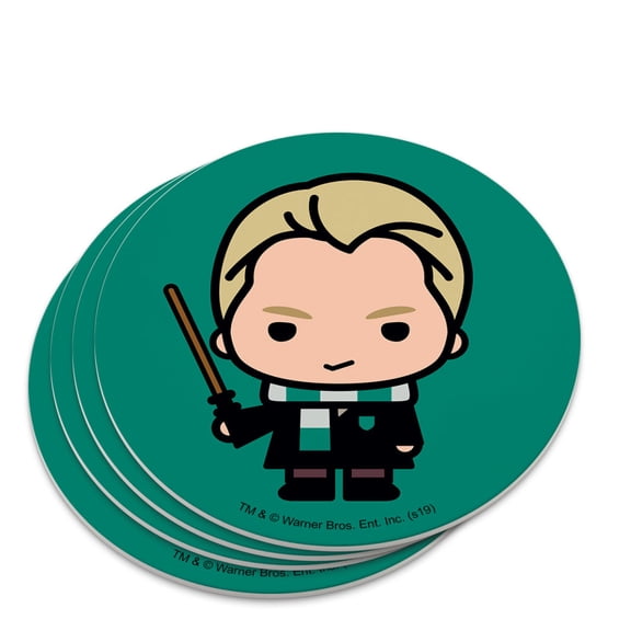 Harry Potter Draco Cute Chibi Character Novelty Coaster Set