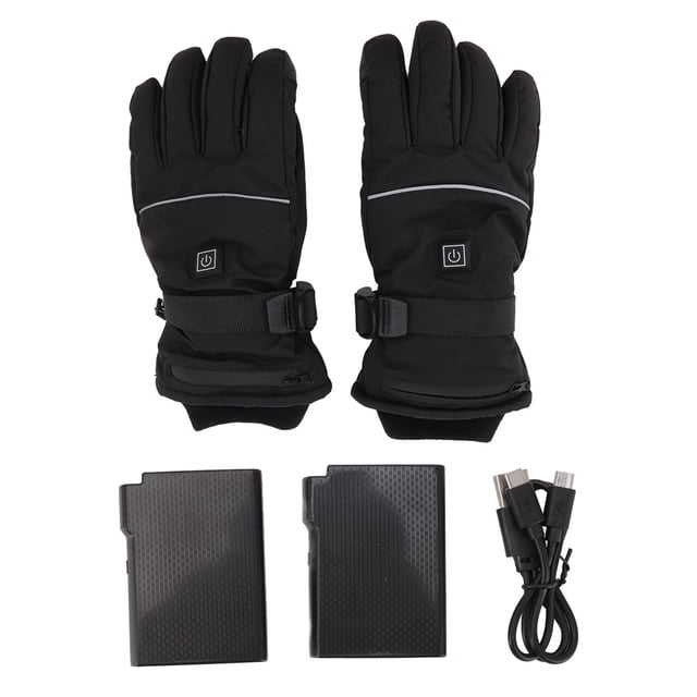 Guantes calefactados con 3 niveles de calentamiento Guantes eléctricos para hombres y mujeres Guantes calefactados a batería M