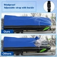 thumbnail image 3 of 17-20Ft Boat Cover Heavy Duty Blue Potoon Rain Snow Dust Resistant Protection Up to 96 inch, 3 of 9