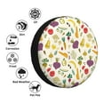 thumbnail image 4 of Pofeuu Vegetable Print Spare Tire Wheel Cover for Car Truck SUV Camper Universal Fit Spare Tire Cover RV Spare Tire Covers-15 inch, 4 of 6