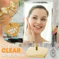 thumbnail image 5 of RECTANGULAR MAKEUP MIRROR Gold, 5 of 5