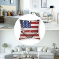 thumbnail image 5 of nygtbtfer 4th of July Decorations PillowAmerican Flag Truck Heart Red White and Blue Throw Pillow Patriotic Farmhouse Sunflower Summer Cushion Case for Home Sofa Couch Decor 24x24in, 5 of 7
