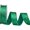 Green, variant on OADUKQ Shimmering Star Glitter Ribbon, X 10 Yd Woven Fabric, Christmas Tree Wrapping and Holiday Party, Yellow, 0.98 in