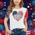 thumbnail image 2 of T-Shirt Graphique à Manches Courtes pour Enfants, Col Rond, Mélange Doux de Polyester-Spandex, Respirant, Tenue Décontractée, pour Garçons et Filles de 3 à 14 Ans, 2 of 4