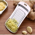 thumbnail image 2 of AAOMASSR Ginger Garlic Hand Grater Masher SUS 304 Steel Kitchen Gadgets Multi Purpose Manual Food Grinder (Rectangle), 2 of 6