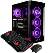 CLX SET Gaming PC Intel Core i7 13700KF, 32GB DDR5, GeForce RTX 4060, 1TB SSD, 4TB HDD, Windows 11 Home