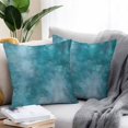 thumbnail image 2 of Graffiti Effects Modern Art Outdoor Pillow Covers Pack of 2 Retro Turquoise Watercolor Waterproof Throw Pillow Covers Decorative Cushion Cases for Patio Garden Tent Balcony Couch 16x16 inch, 2 of 8