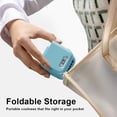thumbnail image 4 of Yunuuuoa USB Rechargeable Folding Fan with LED Lighted Makeup Mirror,4-in-1 Portable Handheld Neck Fan & Desktop Vanity Mirror,Personal Cooling Fan with Adjustable Speed for Travel,Makeup Application, 4 of 7