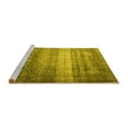 thumbnail image 2 of Ahgly Company Machine Washable Indoor Round Persian Yellow Traditional Area Rugs, 5' Round, 2 of 4