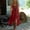 Red, variant on QUNYINEY Sleeveless Summer Womens Dresses Boho Long A Line Sundress Casual Pleated Drawstring V Neck Loose Fit Dresses