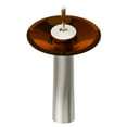 thumbnail image 3 of Novatto GF-001BN-T Falls Vessel Faucet with Tea Colored Glass in Brushed Nickel, 3 of 4