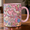 Black, variant on Best Friend Mug Custom Name Accent Mug, Personalized Friendship Gift for Her