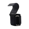thumbnail image 3 of yotijay Fitness Weight Lifting Hook Padded Wrist Straps for Shrugs Powerlifting Rows Black, 3 of 8