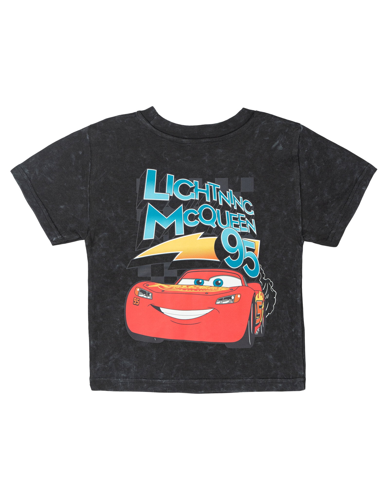 Disney Cars Little Boys' 2-Piece T-Shirt and Shorts Set Charcoal McQueen