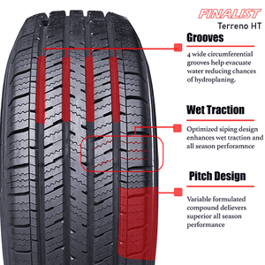 Finalist Terreno H/T 245/70R16 107T SUV All Season Highway Terrain Tire 245/70/16 (Tire Only) Sansujyuku sansujyuku.com