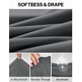 thumbnail image 5 of Womens Dress Pants Wide Leg Stretchy Work Pants Women High Waisted Business Casual Trousers Slacks with Pockets, 5 of 6