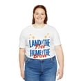 thumbnail image 6 of Unisex Jersey Short Sleeve Tee LAND OF THE FREE, 6 of 9